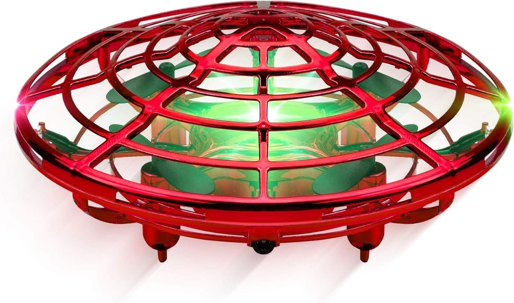 Scoot Hand Operated Drone with Obstacle Avoidance & Rechargeable Design - Red