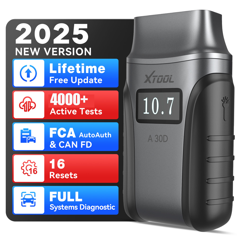 XTOOL A30D V2.0 Bidirectional Scan Tool Auto Code Reader Diagnostic Scanner F.CA