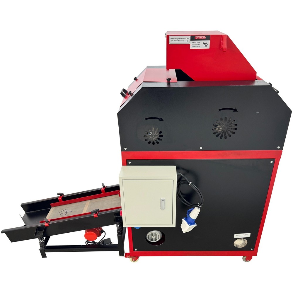 220V 1PH Fully Automatic Dry Cable Recycling Machine Copper Wire Granulator