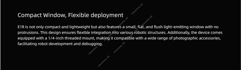 E1R LiDAR,The First Fully Solid-State Digital LiDAR for Robots