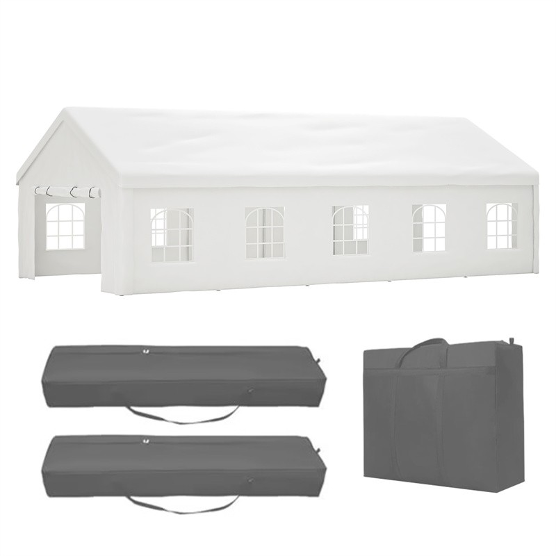 16x32FT Party Tent Heavy Duty Large Wedding Event Shelters Removable Sidewalls