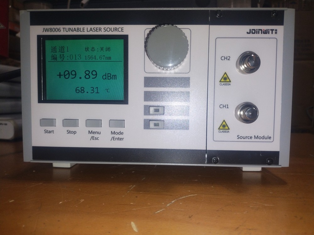 Tunable Laser Source. Joinwit JW8006 DUAL CHANNEL.