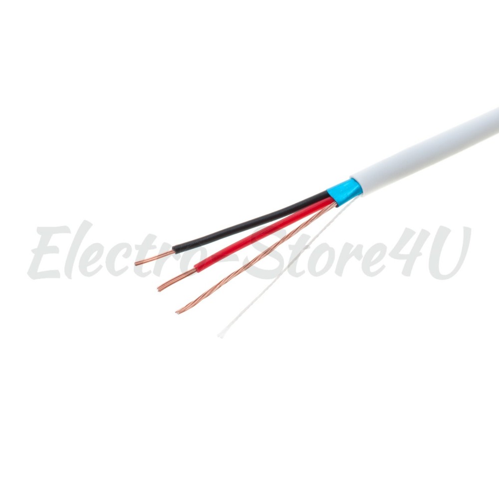 Alarm Wire Cable 500ft 1000ft Solid Stranded CCA 18 22 AWG Shielded Unshielded