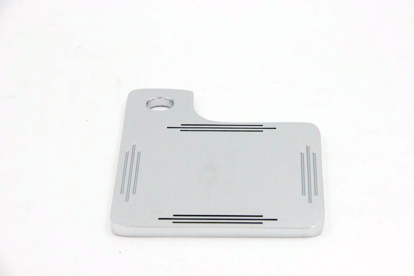 Chrome State Inspection Tag Sticker Renewal Holder Display Plate For Motorcycles