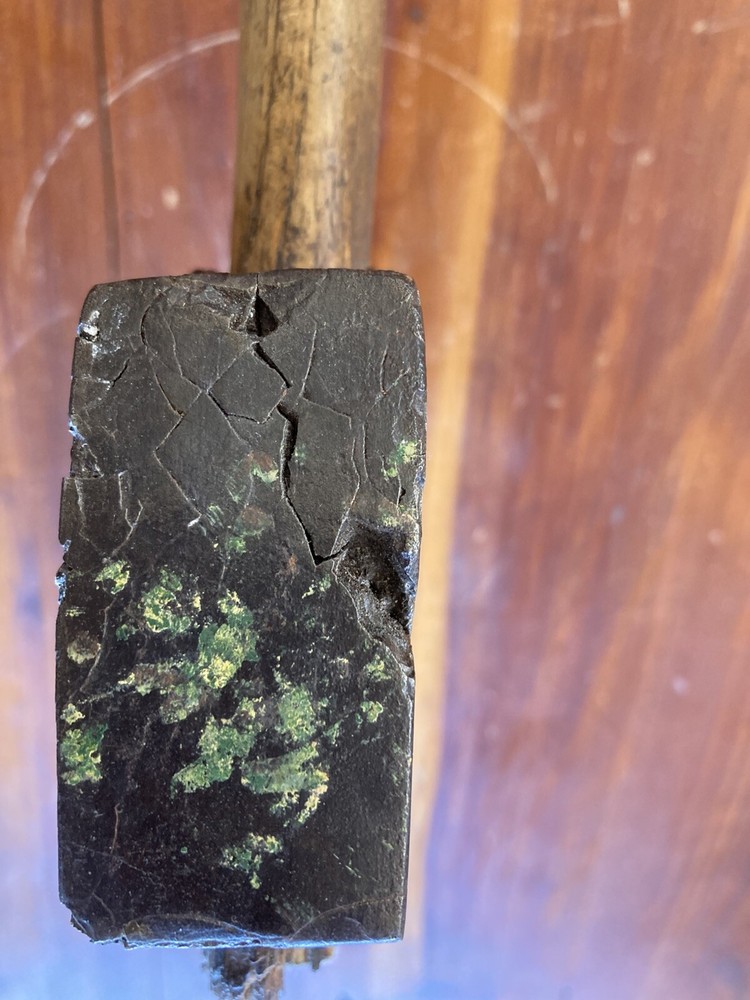 Antique Single Bevel Side Axe - Blacksmith Forged