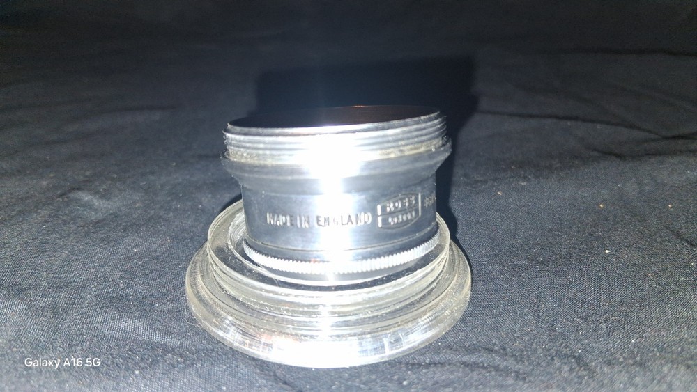Ross Microscope Objective Lens Serial No. 20191 England with Protective Case