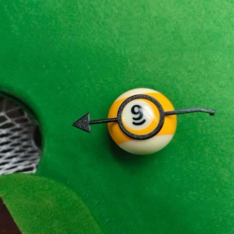 10Pcs Pool Billiard Aiming Guide Replacement Ball Position Marker Enduring
