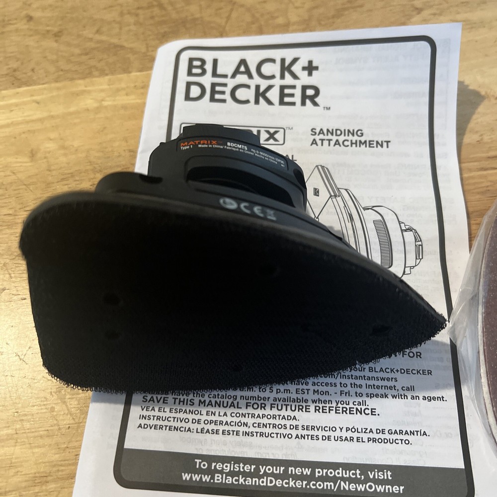Black+Decker BDCMTS Matrix Sander Attachment