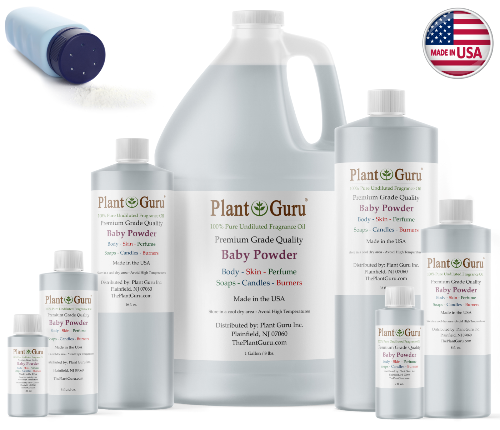 Baby Powder Fragrance Oil For Candle, Soap Making, Diffuser and Burners