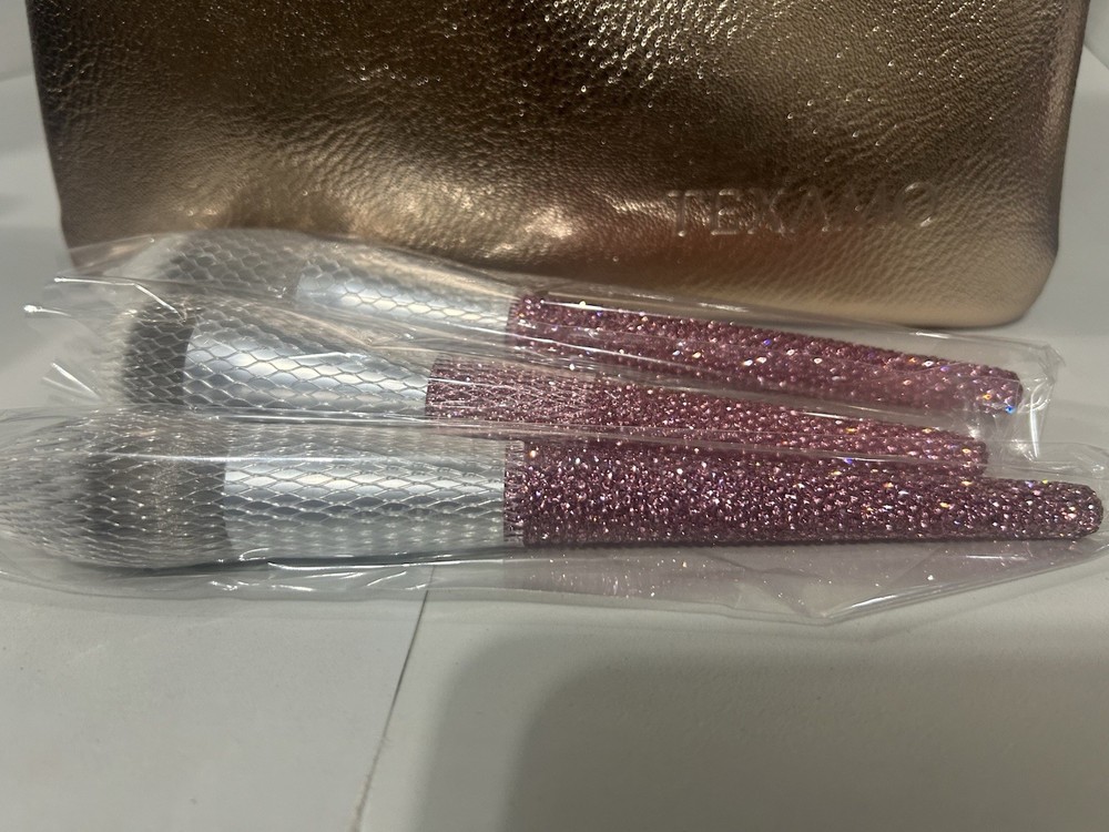 Texamo Pink Diamond Makeup Brushes Set 3