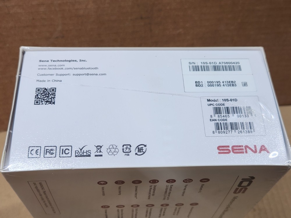 SENA 10S Dual Pack Bluetooth 4.1 Headset and Intercom (10S-01D)