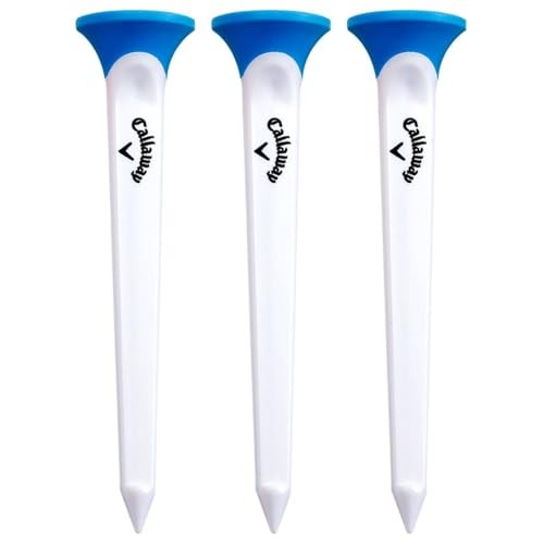 Par Tee Plastic Golf Tees Blue/White 10 Pack