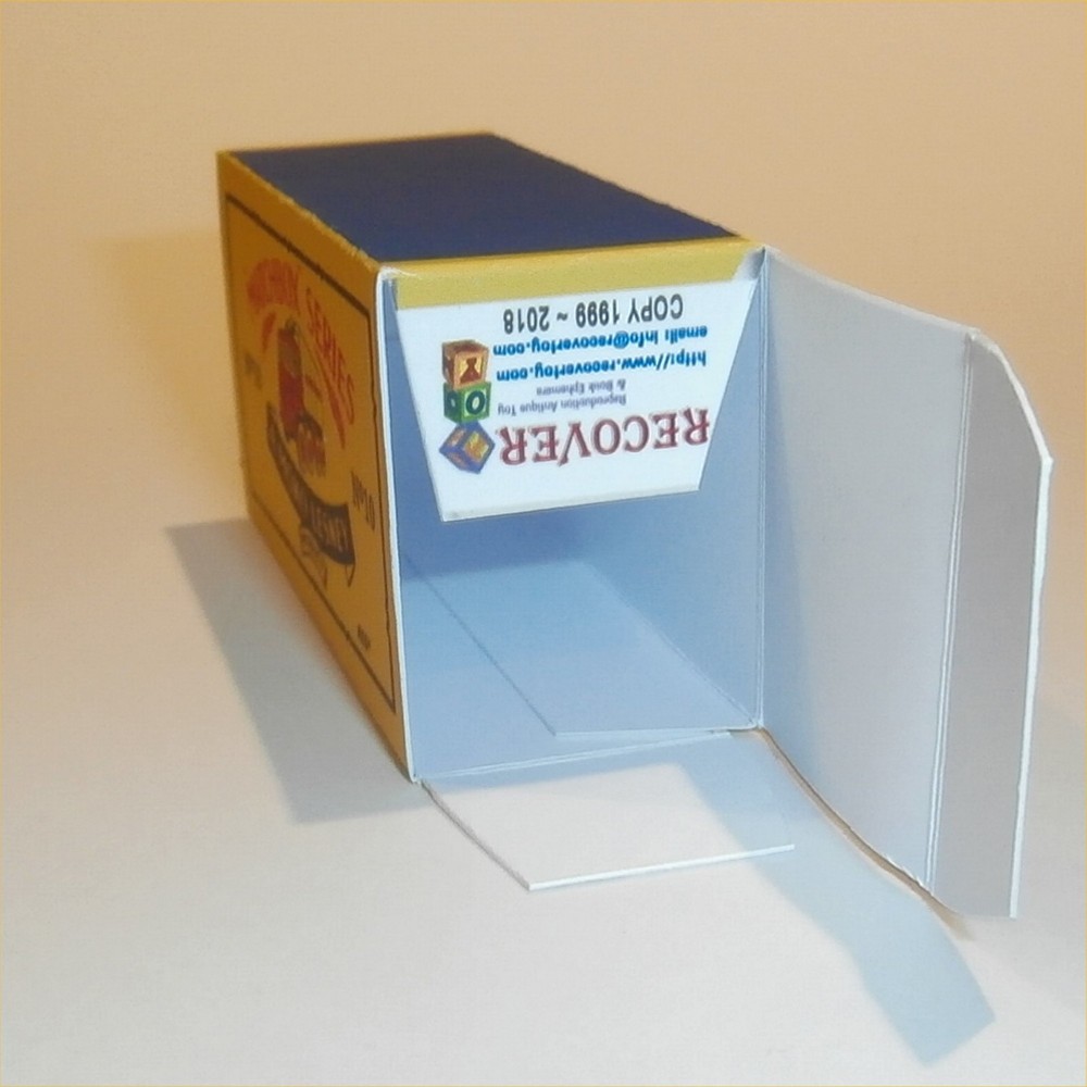 Matchbox Lesney 10c Sugar Container B Style Repro Box