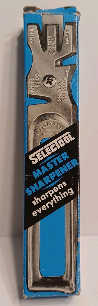 Vintage Selectool Master Sharpener w/ Box & Instructions Knife Scissors
