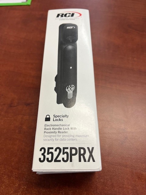 RCI Dormakaba 3525PRX Electronic Server Rack handle w/Proximity Reader