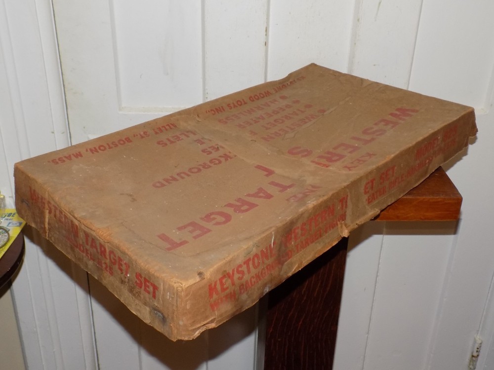 Vintage Keystone Western Target Set in Box