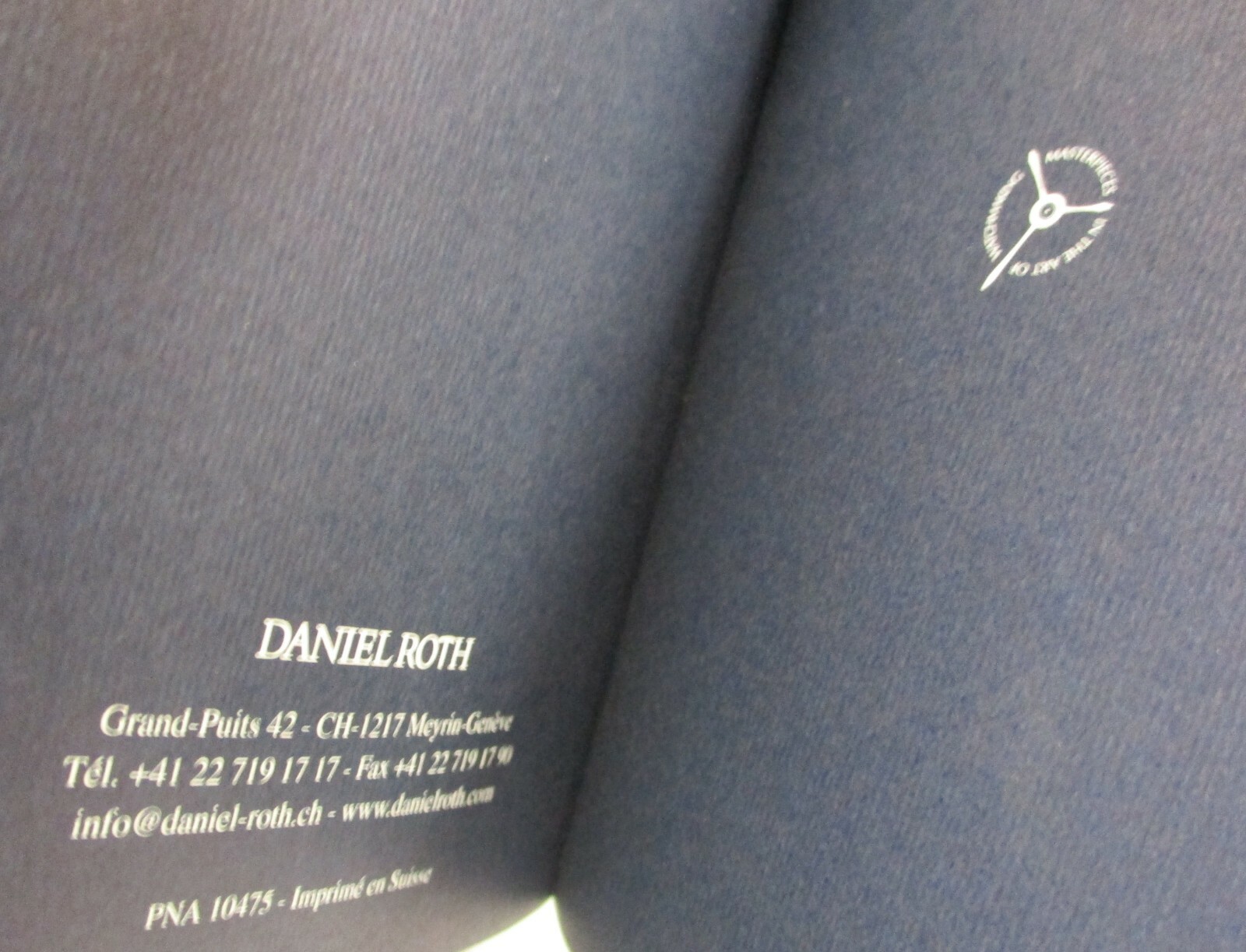 DANIEL ROTH CHRONOMAX Chronograph Watch Instructions for Use Manual Book NOS!