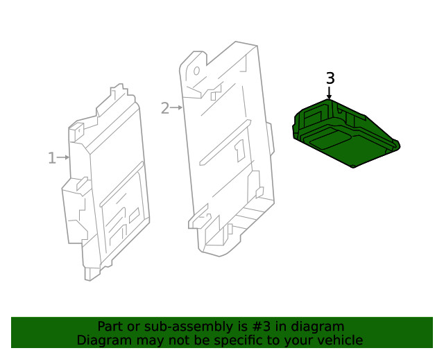 Genuine GM Front View Driver Information Camera 84735467