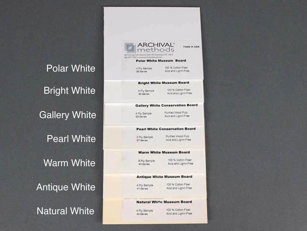 Gallery White Conservation Board 4 Ply 16x20 Archival Mat Board 25pk
