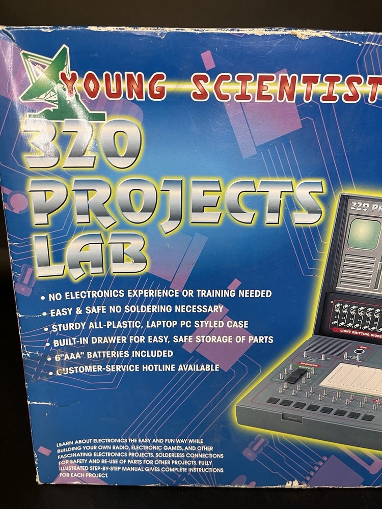 Young Scientist 320 Project Lab Electronics Radio Mixed: Used