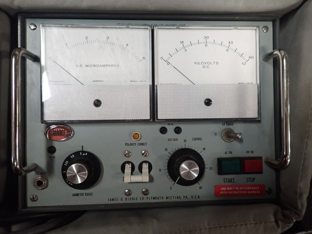 BIDDLE 222060 Stabilized Dielectric Test Set 22-60Ja with case