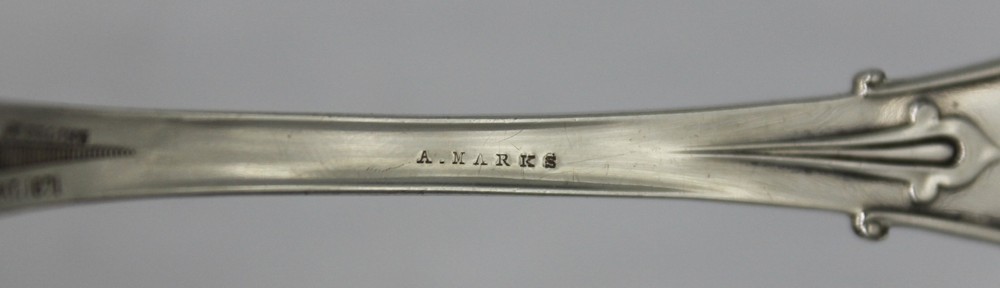 Antique Whiting Mfg Co. 1871 Solid Sterling Silver Pudding Spoon {Armor} 9"