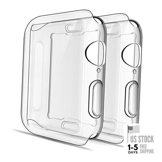 2PACK Soft Screen Protector Case Compatible with 40mm-Series4/5/6/SE Clear
