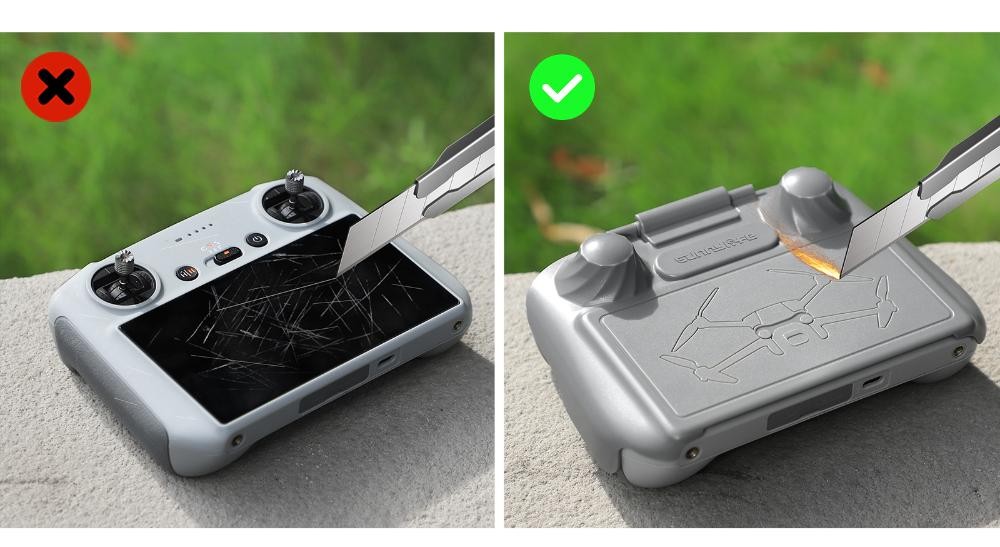 2-Gear Shading Controller Screen Protective Cover Sun Hood For DJI Mini 3 Pro RC