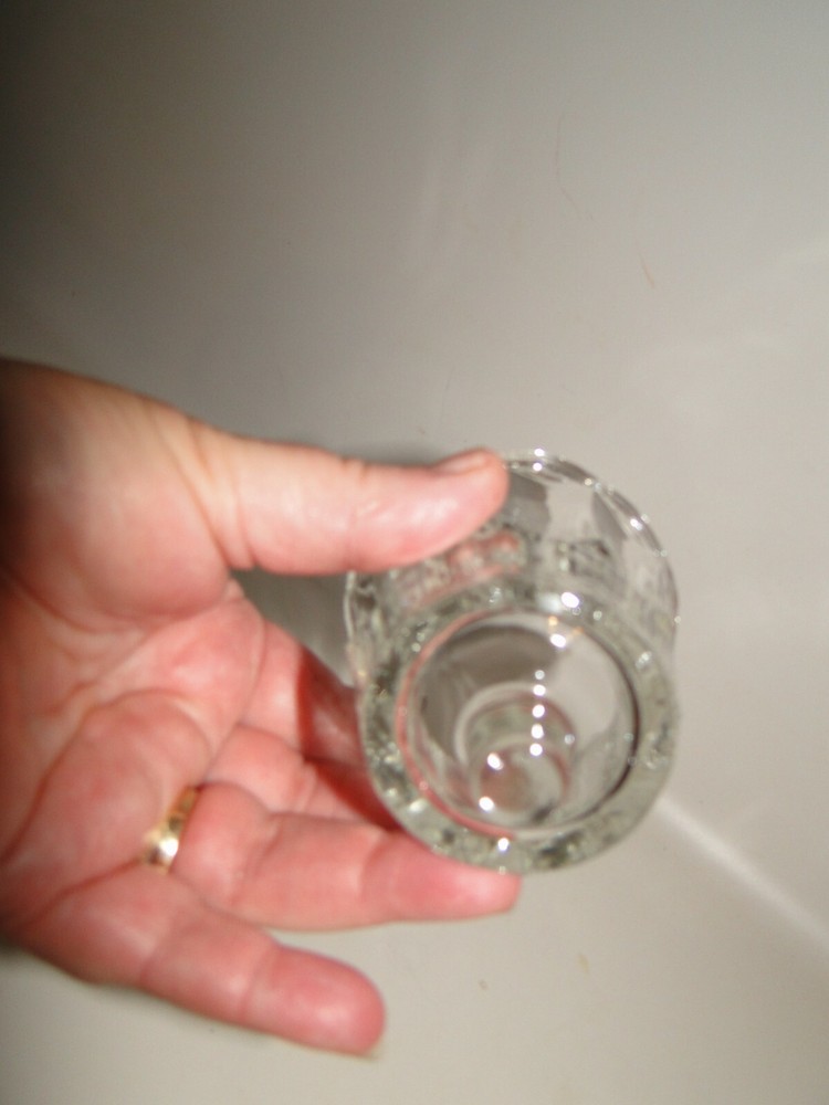 Clear Tulip Bloom Votive Cup