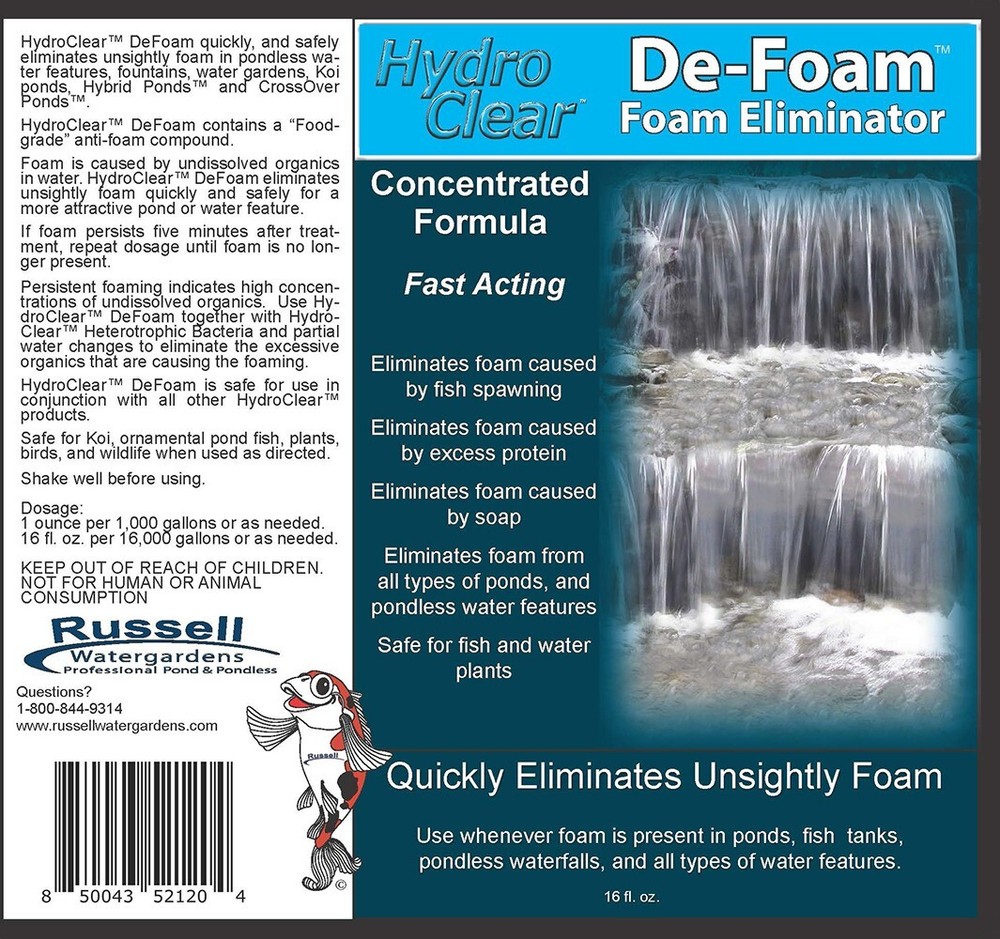 Pond Foam Remover - De Foam™