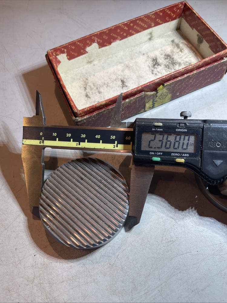 (2) Mitutoyo Indicator Stand Anvils
