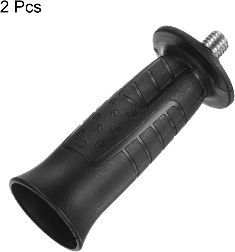 HARFINGTON 2pcs Angle Grinder Side Handle 10mm Thread Plastic 10mm, Orange