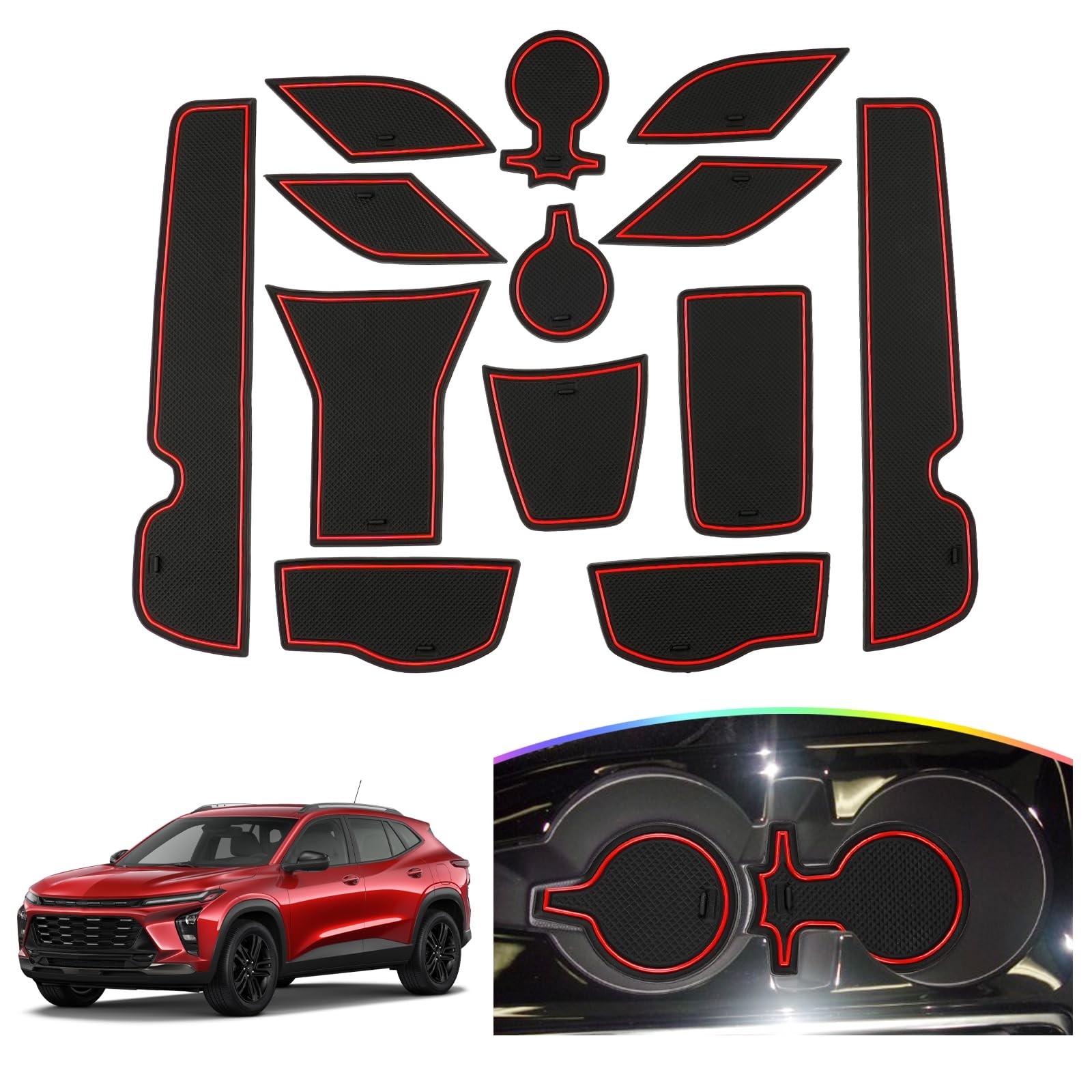 2024 2025 2026 Chevy Trax Door Slot Mat for 2024 2025 2026 Chevrolet Trax (LS...