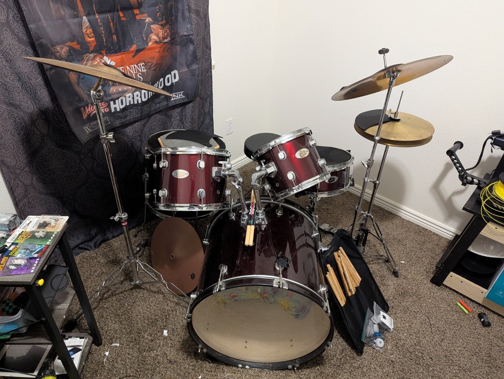 🥁 DDRUM D2 ACOUSTIC DRUM SET + CYMBALS, HARDWARE, THRONE & BEGINNER EXTRAS 🥁