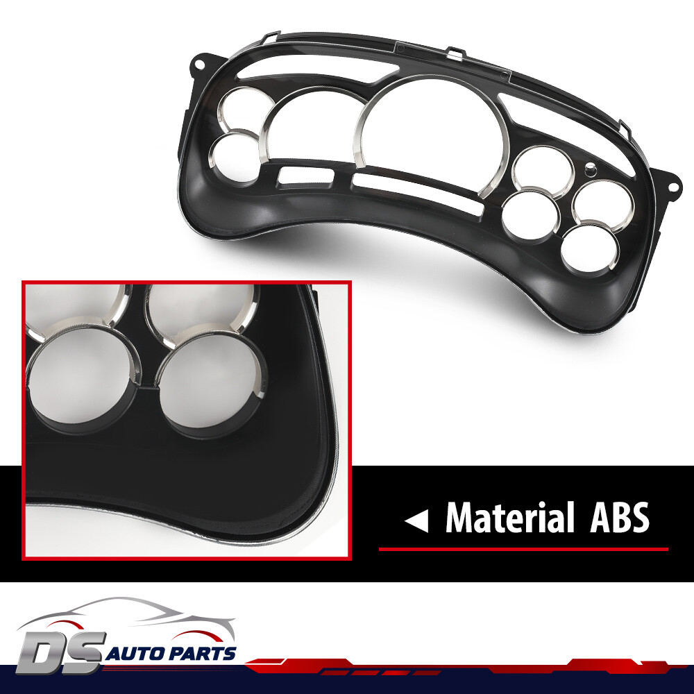 Gauge Cluster Lens Cover Chrome Rings Fit For 2003- 2006 Gm Trucks Suvs Escalade