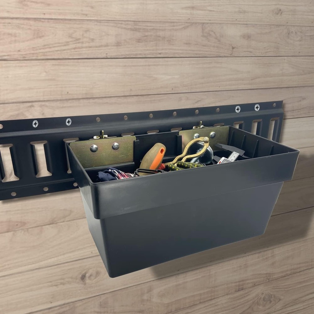 Heavy Duty E-Track Basket for E-Track Systems, Trailer Storage Organizer
