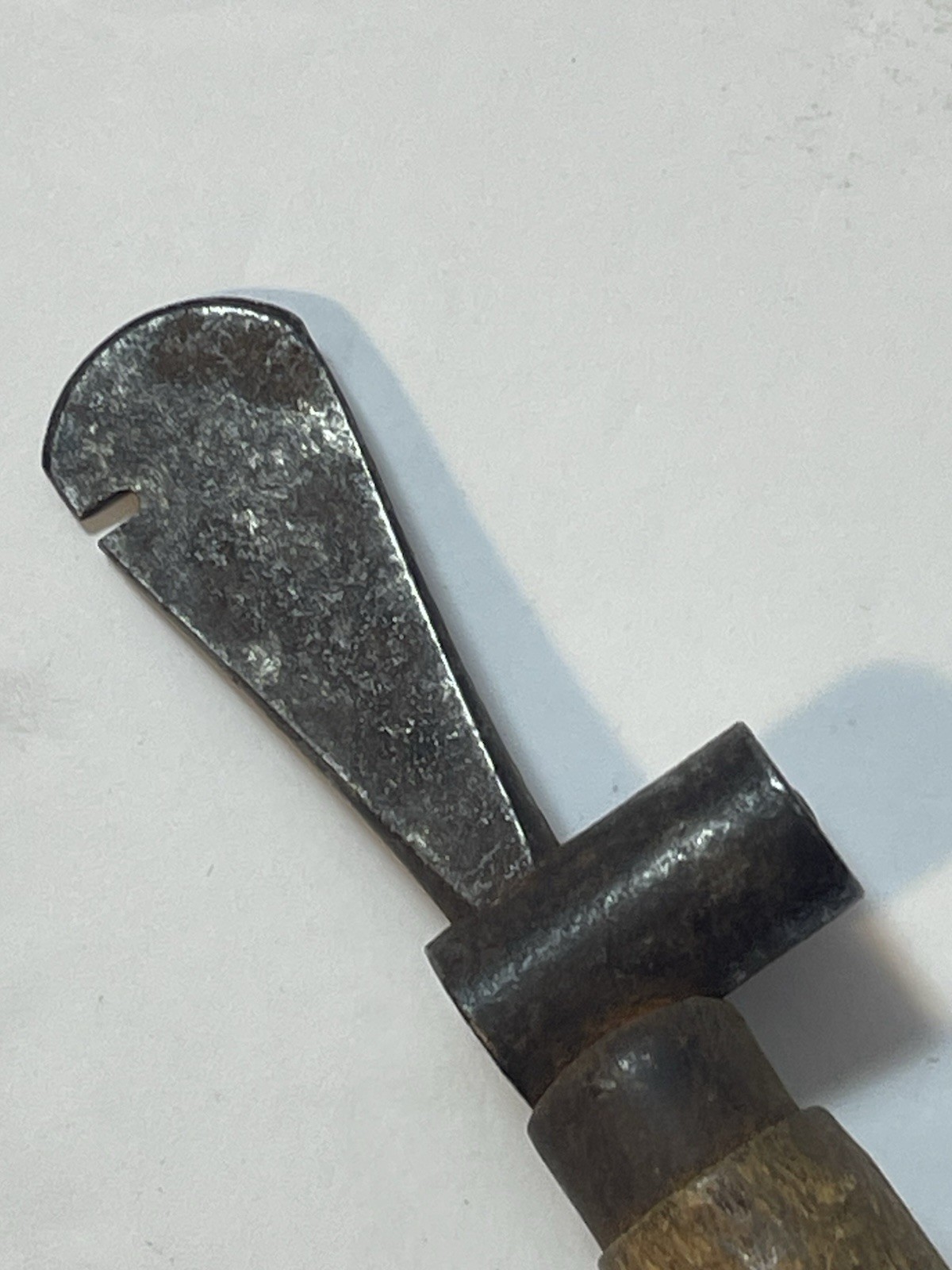 Antique Wood Handle Cigar Box Opener Hammer Tool Advertising SOCRATES CIGARS