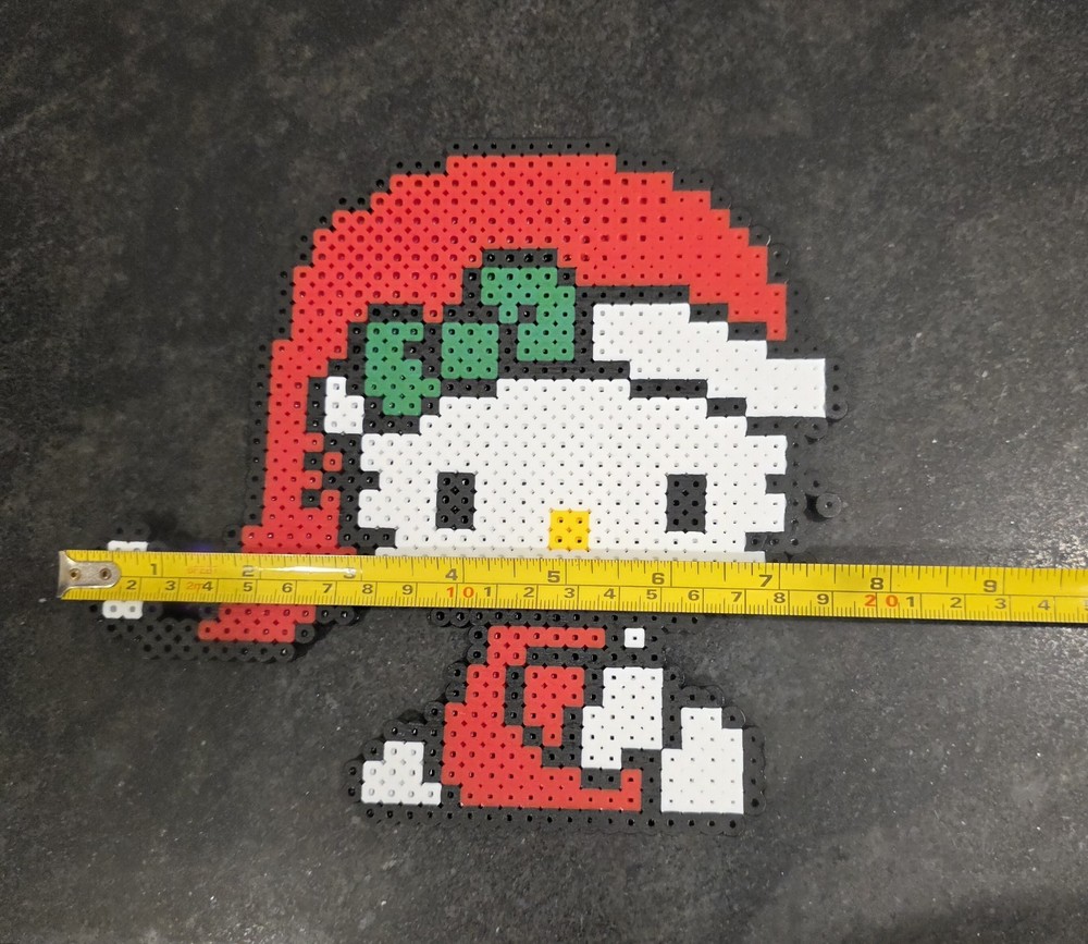 Hello Kitty Perler Beads Artwork Christmas