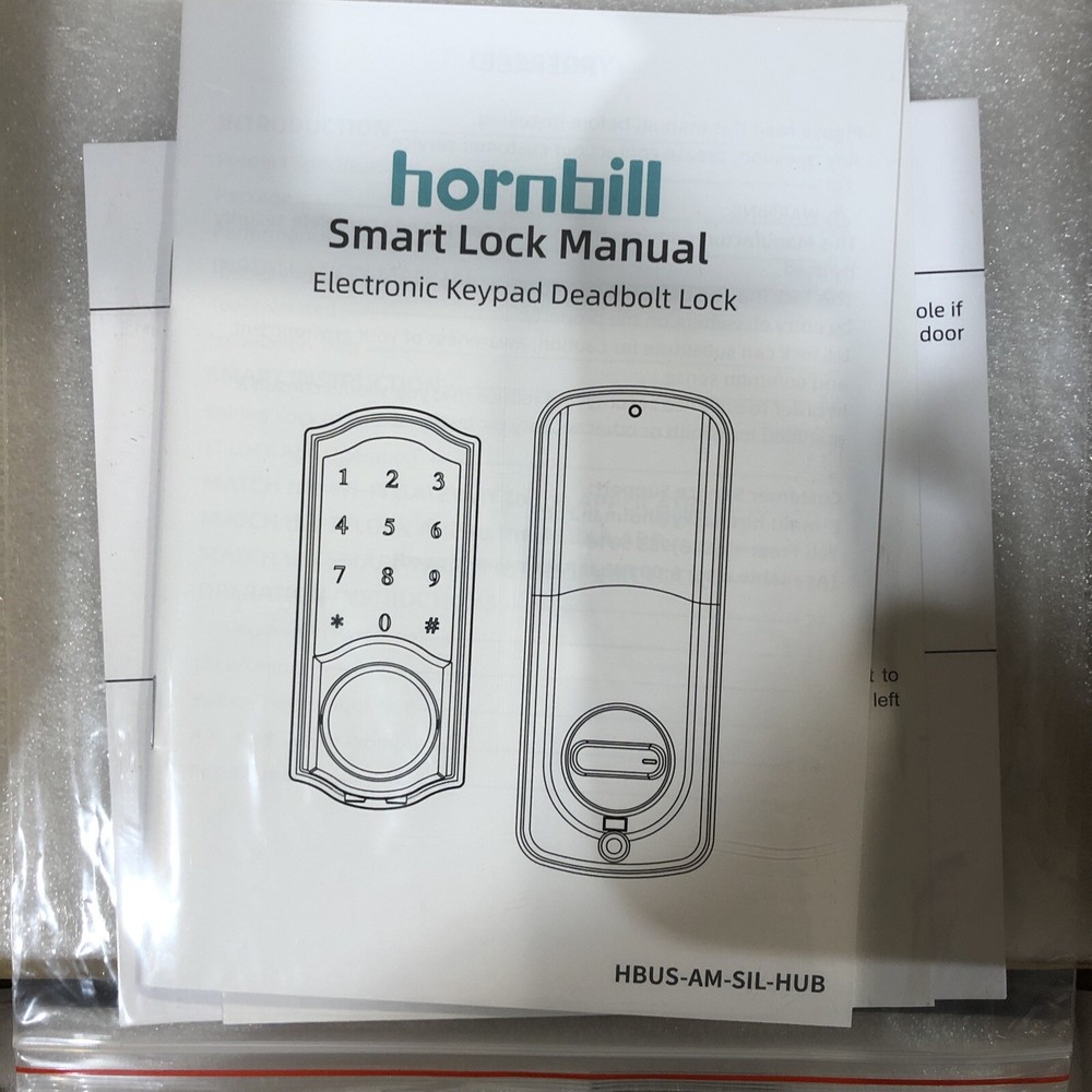 Hornbill Smart Lock HBUS-AM-SIL