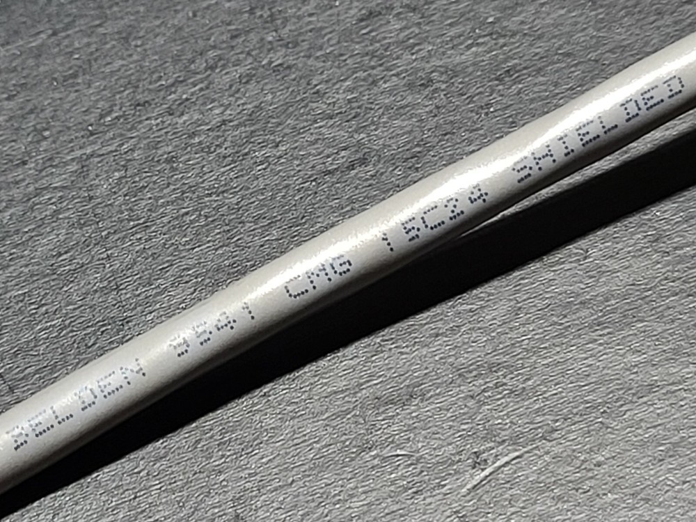 Belden 9541 24/15C EIA RS-232 Shielded Computer/Instrumentation Cable Gray /10ft