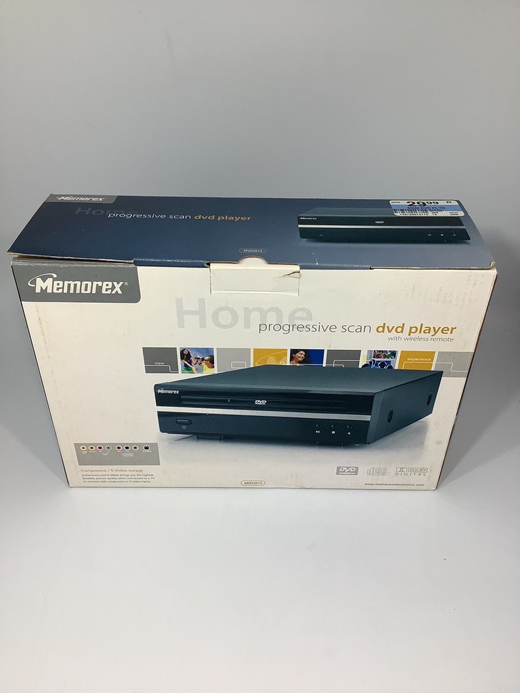Memorex Progressive Scan DVD Player Wireless Remote MVD2015 READ