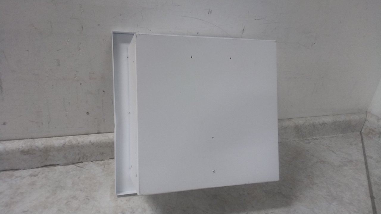 Zoll 8000-001258 14 x 14 In Opening White Stainless Steel Wall Cabinet