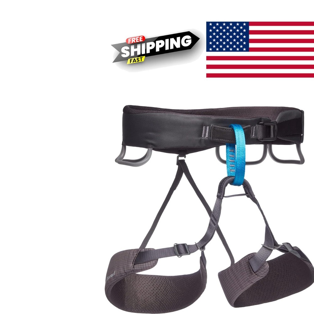 Medium Size Climbing Harness Hand Wash Only Lightweight Performance for Climbers