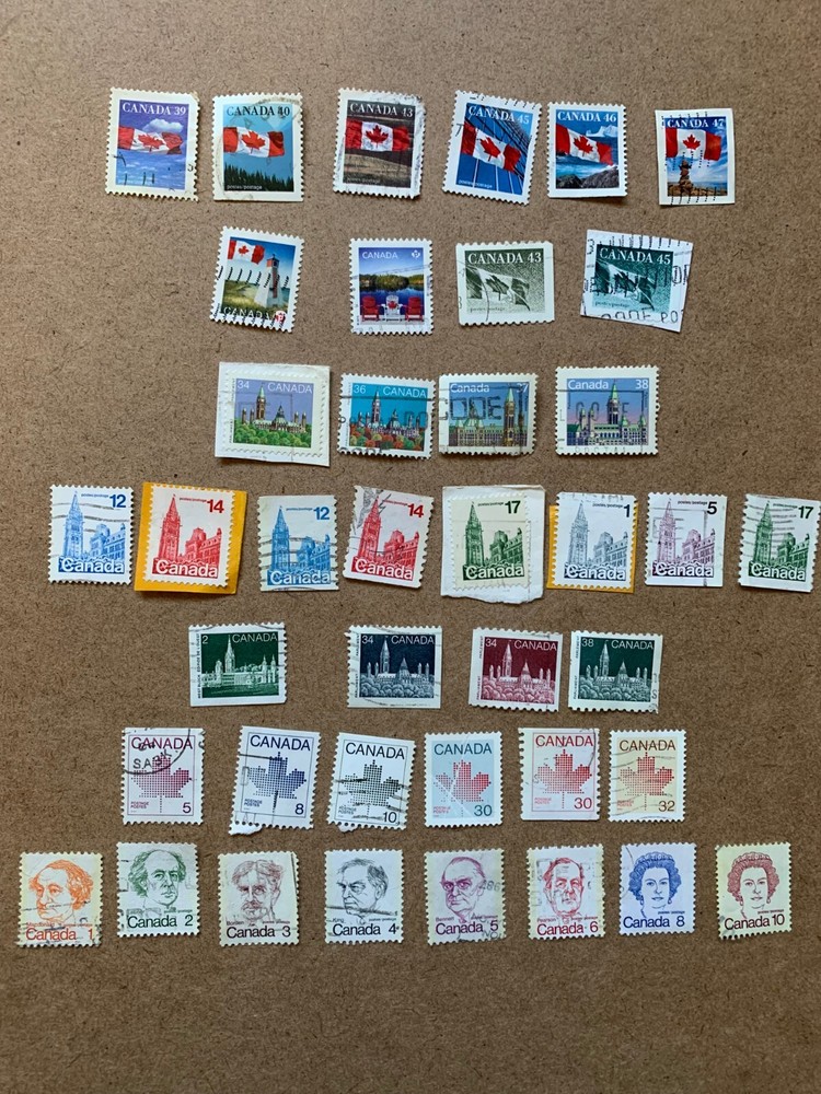 Canada stamps mixed lot #1