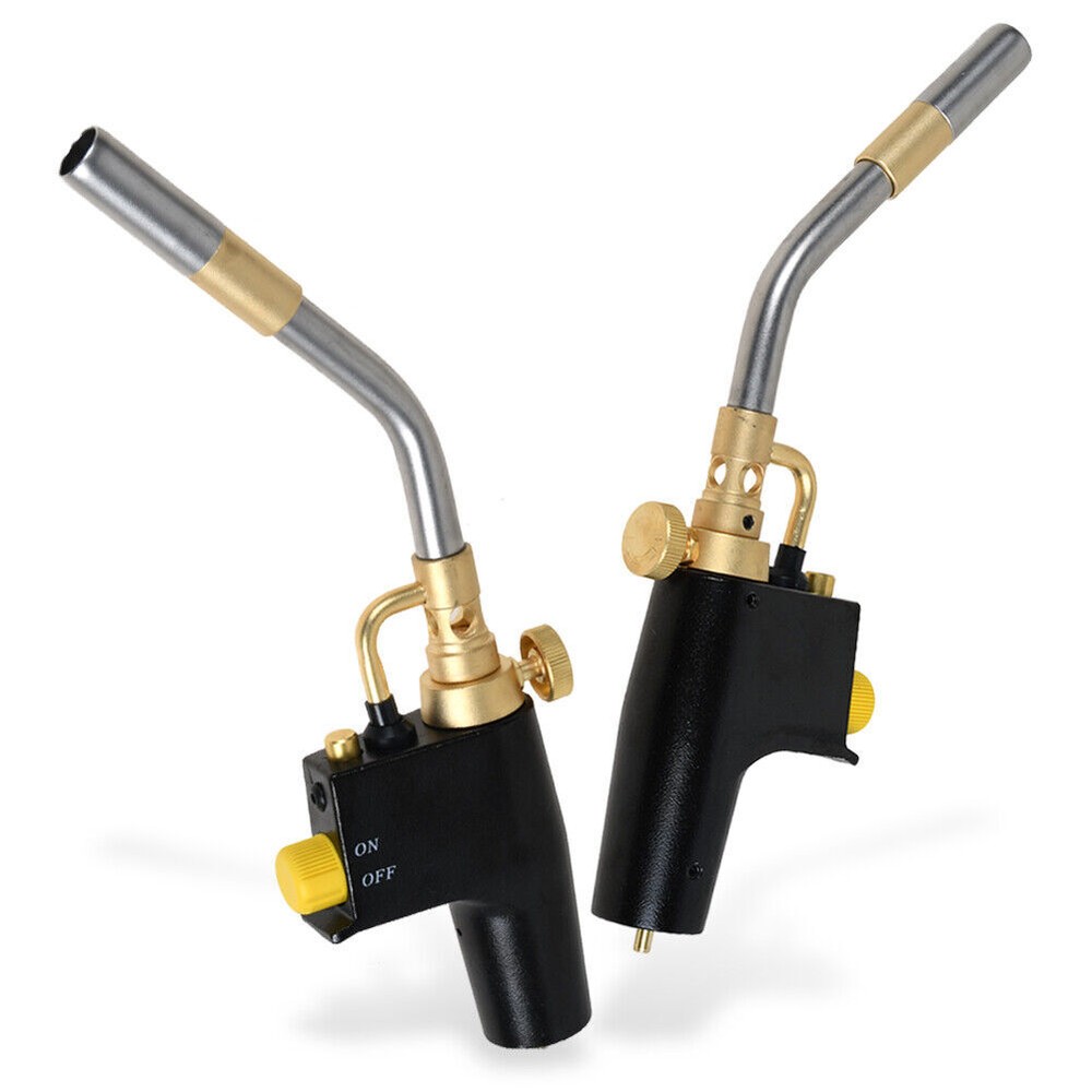 2PCS High Intensity Mapp Propane Gas Torch Brass Head Trigger Start Welding Torc