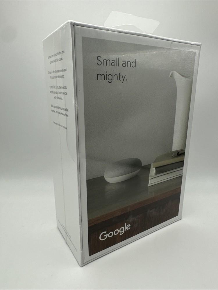 Google Nest Mini 2nd Generation Smart Speaker - Chalk