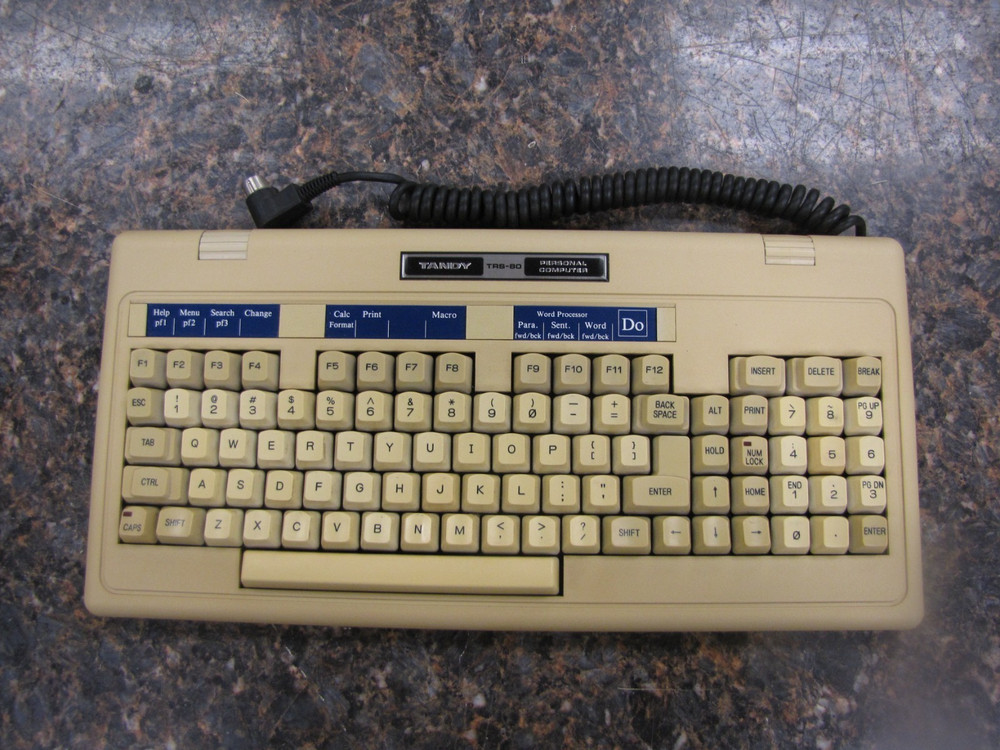 Tandy TRS-80 Model 2000 Personal Computer Keyboard -NB9
