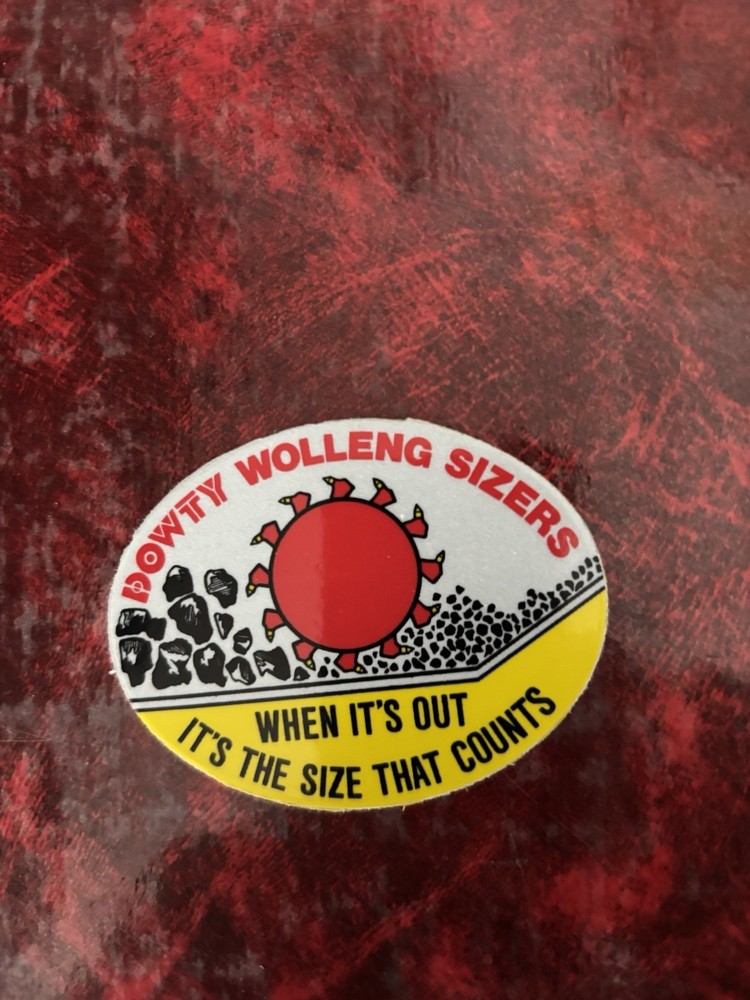 Coal Mining Stickers. Nice Vendor