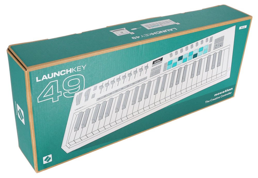 Novation Launchkey 49 MK4 White 49-key MIDI Ableton Live Keyboard Controller