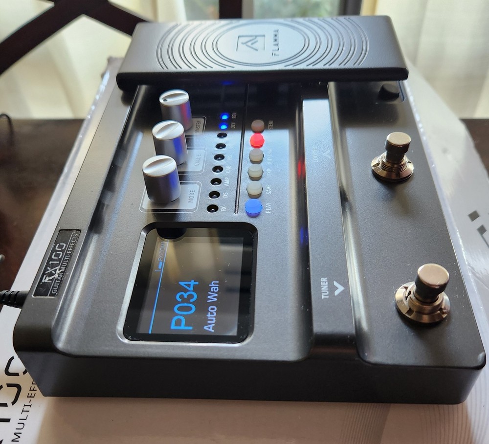 FLAMMA FX100 Guitar Pedal Multi-effects Processor with Looper Amp Modelling